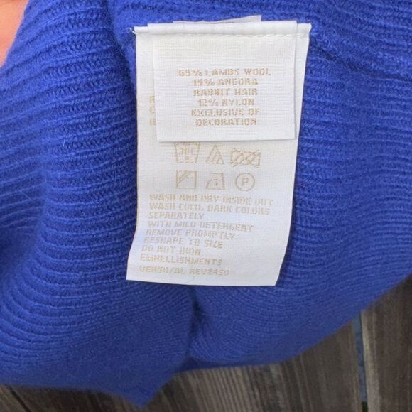 Vintage Tommy Hilfiger Lambs Wool Womens Large Petite Crew Neck Pullover - Picture 4 of 12